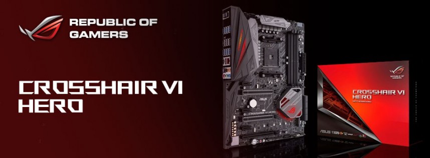 CROSSHAIR VI HERO, nueva placa ASUS ROG con zócalo AM4 de AMD