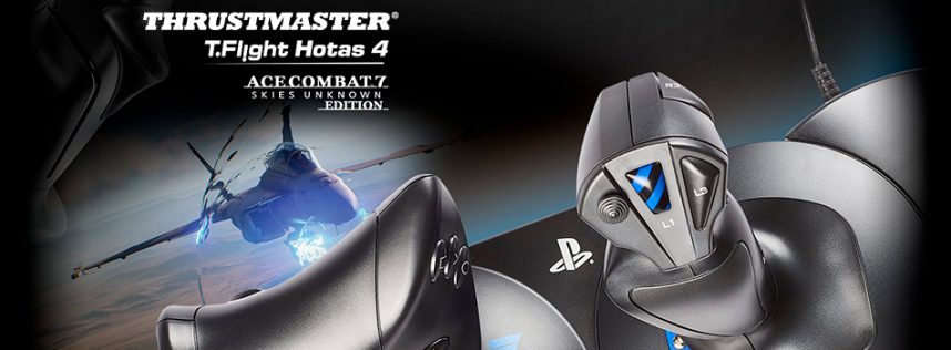 Thrustmaster® prepara el aterrizaje y desvela los últimos detalles de su nuevo T.Flight Hotas Ace Combat 7 Skies Unknown edition