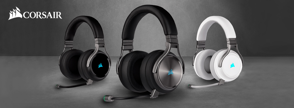 CORSAIR ofrece un sonido increíble y una claridad impecable con los nuevos auriculares inalámbricos para juegos VIRTUOSO RGB